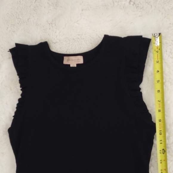 Philosophy Black Sleeveless Top - Picture 10 of 15